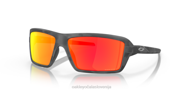 kabli Oakley prizm ruby ​​leče, črn maskirni okvir 4J2B668 očala