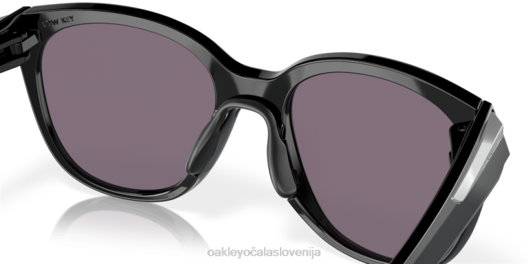 nizka tipka Oakley prizm siva stekla, poliran črn okvir 4J2B939 očala