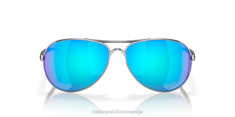 povratne informacije Oakley Prizm safirna polarizirana stekla, okvir iz poliranega kroma 4J2B481 očala