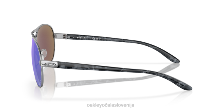 povratne informacije Oakley Prizm safirna polarizirana stekla, okvir iz poliranega kroma 4J2B481 očala
