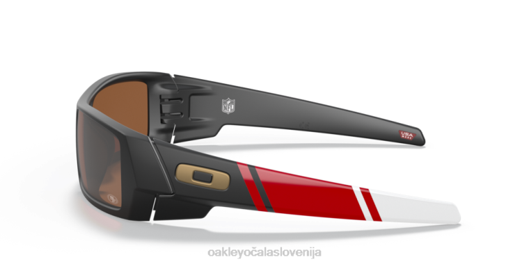san francisco 49ers gascan Oakley prizm volframove leče, mat črn okvir 4J2B567 očala