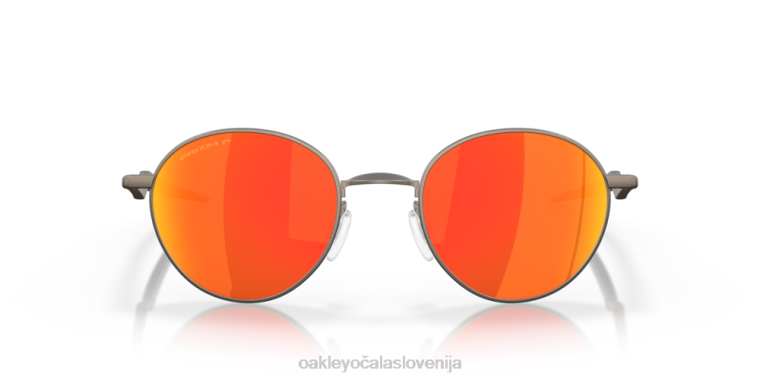 terigal Oakley Prizm ruby ​​polarizirana stekla, okvir iz satenastega kositra 4J2B533 očala