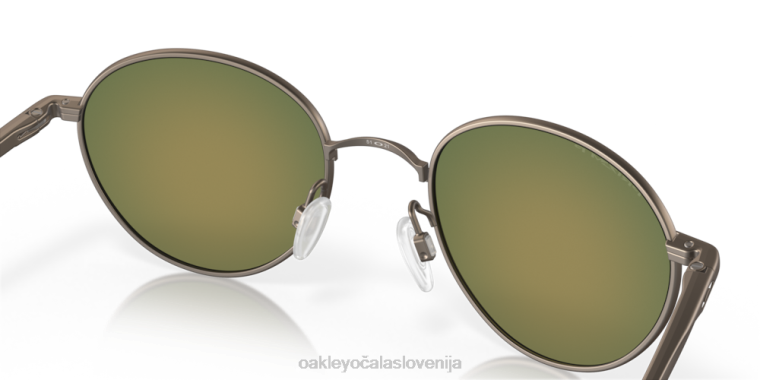 terigal Oakley Prizm ruby ​​polarizirana stekla, okvir iz satenastega kositra 4J2B533 očala