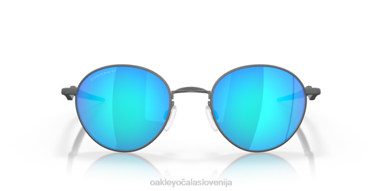 terigal Oakley Prizm safirna polarizirana stekla, satenast lahek jekleni okvir 4J2B535 očala