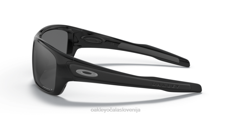 turbina Oakley prizm črne polarizirane leče, polirani črni okvir 4J2B428 očala
