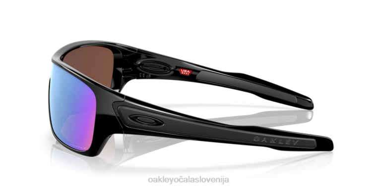 turbinski rotor Oakley Prizm deep water polarizirana stekla, polirani črni okvir 4J2B154 očala