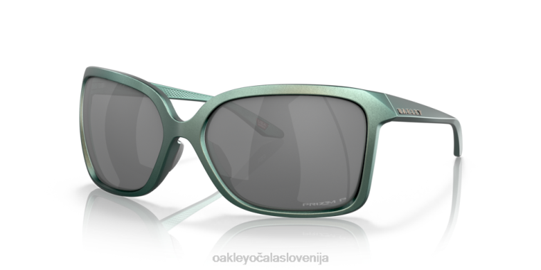 wildrye Oakley Prizm črna polarizirana stekla, mat srebrno/moder barvni okvir 4J2B292 očala